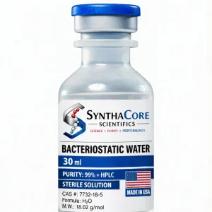 Bacteriostatic Water research peptide vial