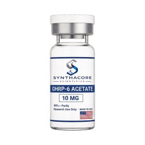 GHRP-6 Acetate research peptide vial